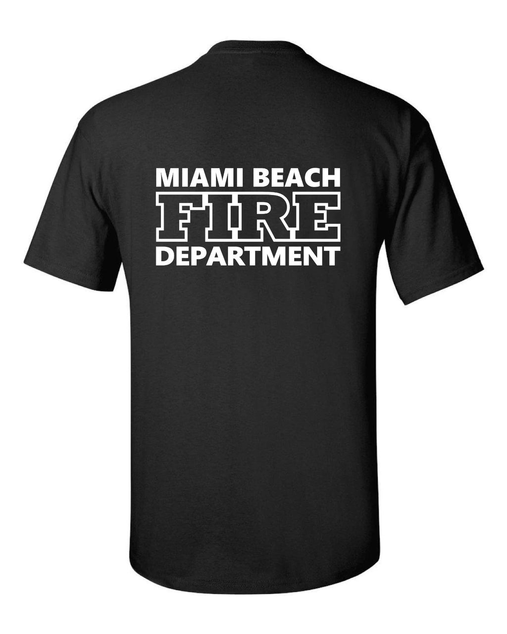 MIAMI BEACH FIRE DEPARTMENT T SHIRT - AMERICAN FIRE & RESCUE
