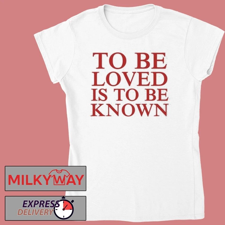 Zendaya To Be Loved Is To Be Known Two Sided Shirt