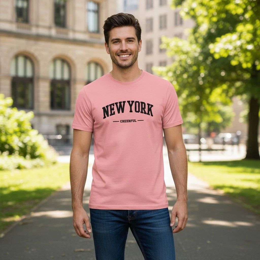 Men's T-Shirts Letter Graphic T-shirts Trendy, Comfortable Classic Fit