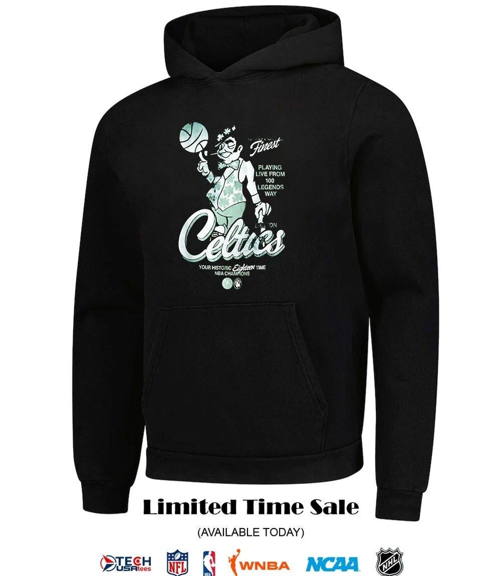 Boston Celtics playing live from 100 legends way your historic eighteen time NBA Champions shirt