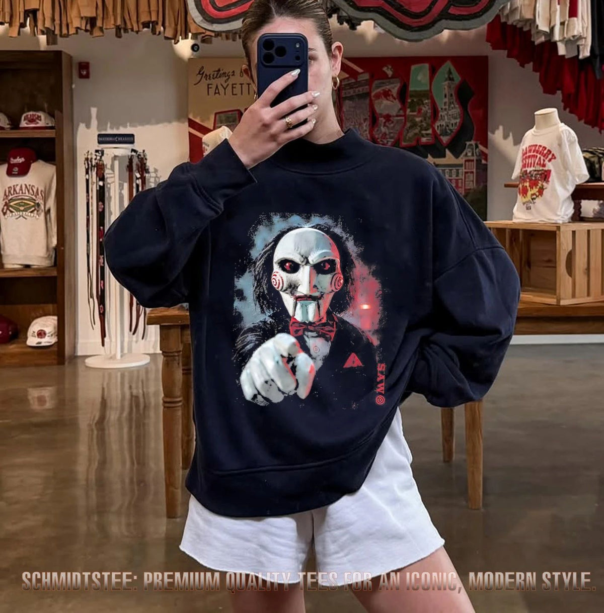 Saw horror film shirt