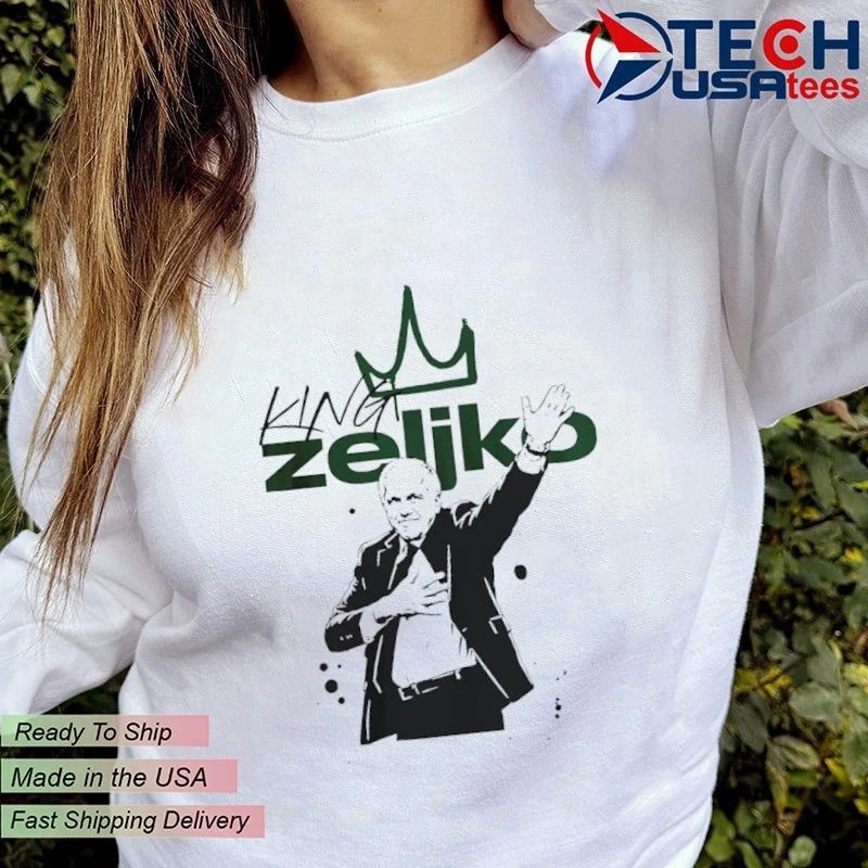 King Zeljko Obradovic the Euroleague Coach of the Year shirt