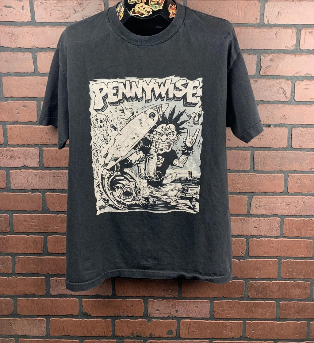 Pennywise Band Poster Music Tour T Shirt Black Unisex S-5XL