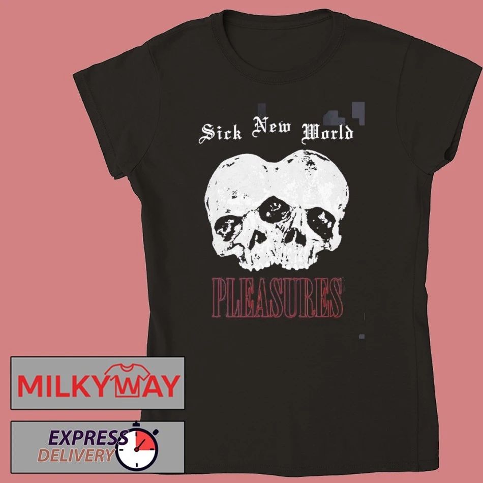Pleasures Sick New World 2026 Las Vegas Merch Tee On April 25 2026 Is This Hell Or Las Vegas T-Shirt