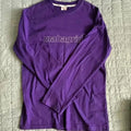 Unisex Street Style Purple T-Shirt - Free Size