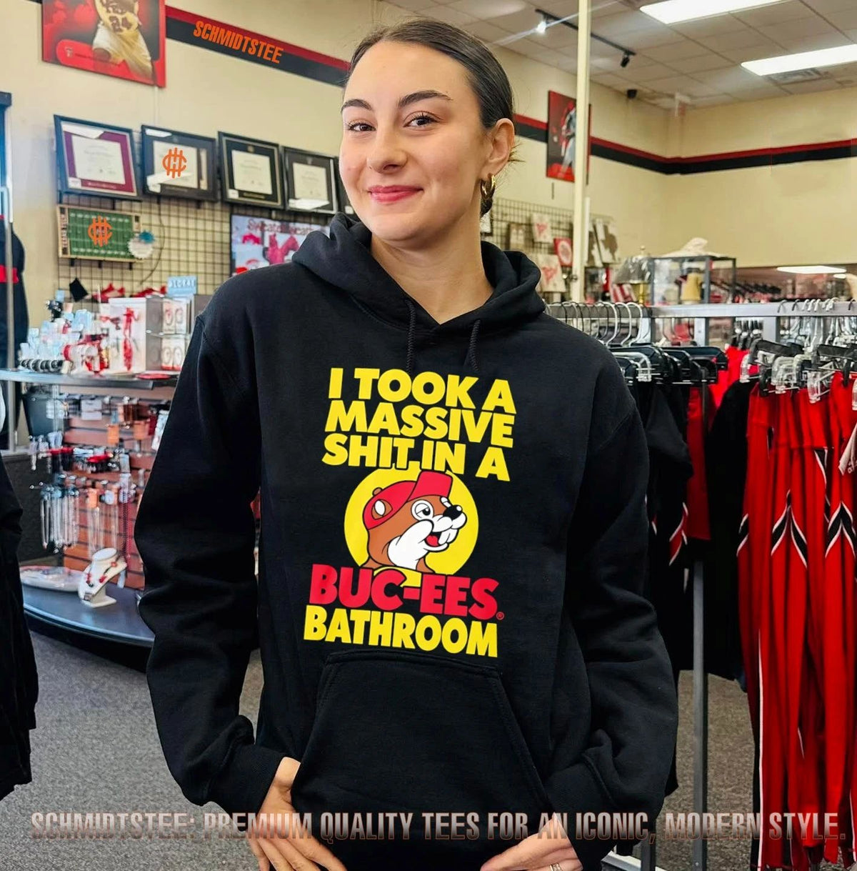 I Took A Massive Shit In A Buc-Ees Bathroom shirt