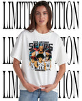 NBA Cowboy Bebop San Antonio Spurs Spike pointing gun Futura Haus 5 11 9 graphic shirt