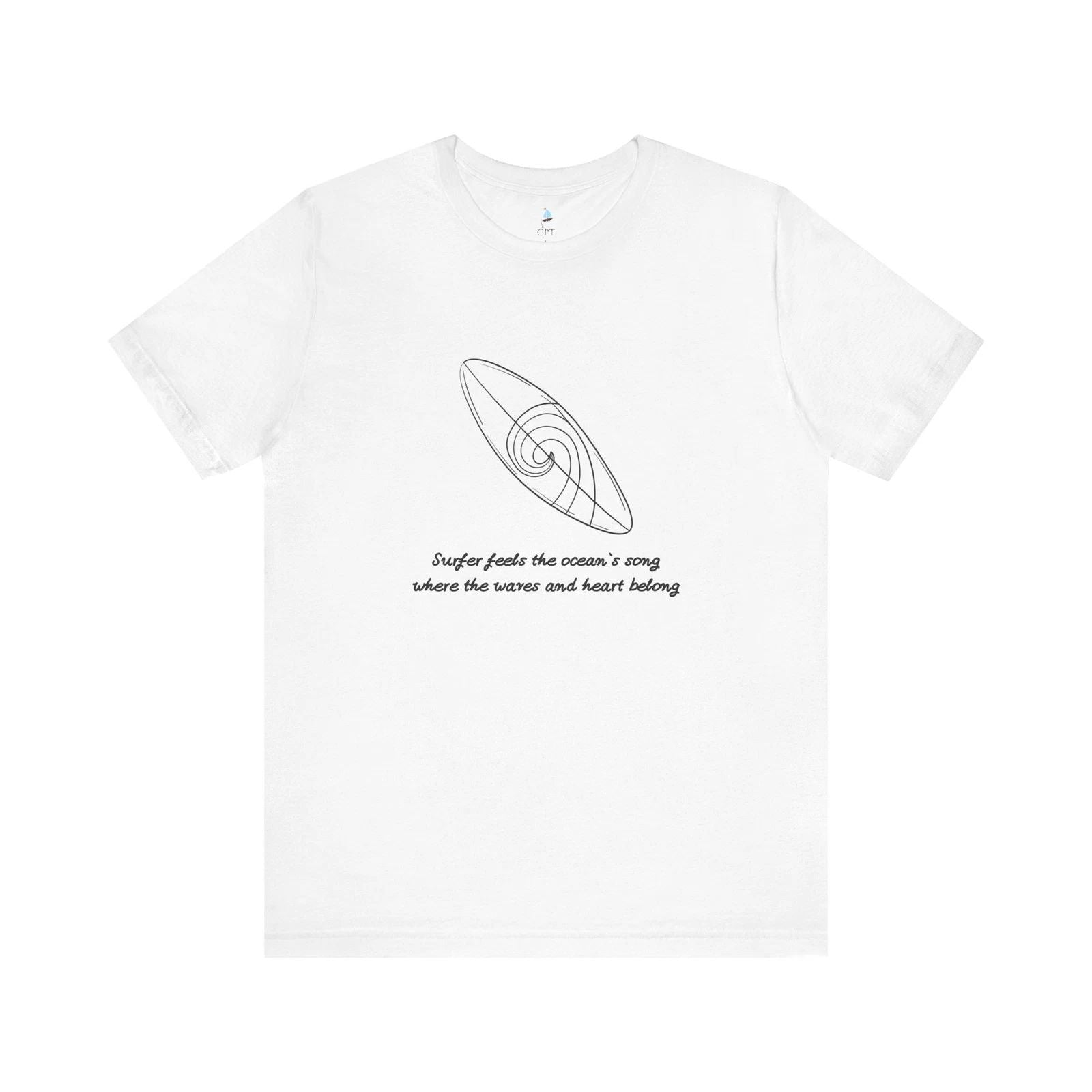 Surfer T-Shirt Unisex Jersey Short Sleeve Tee, Beach Ocean Waves Graphic, Gift