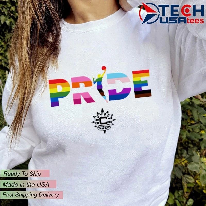 Connecticut Sun WNBA Pride logo shirt