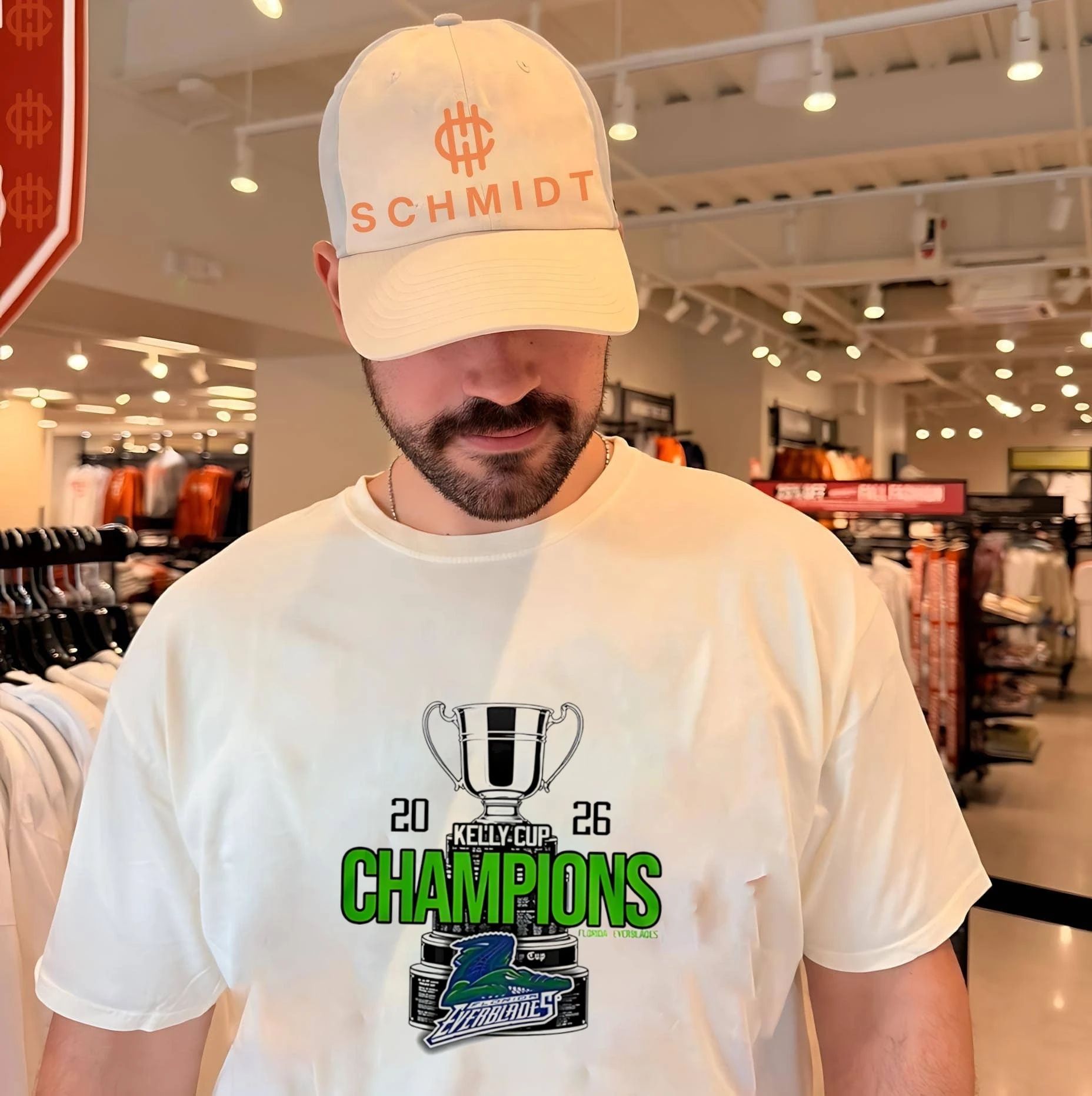 Florida Everblades 2026 Kelly Cup Champions 5X trophy shirt