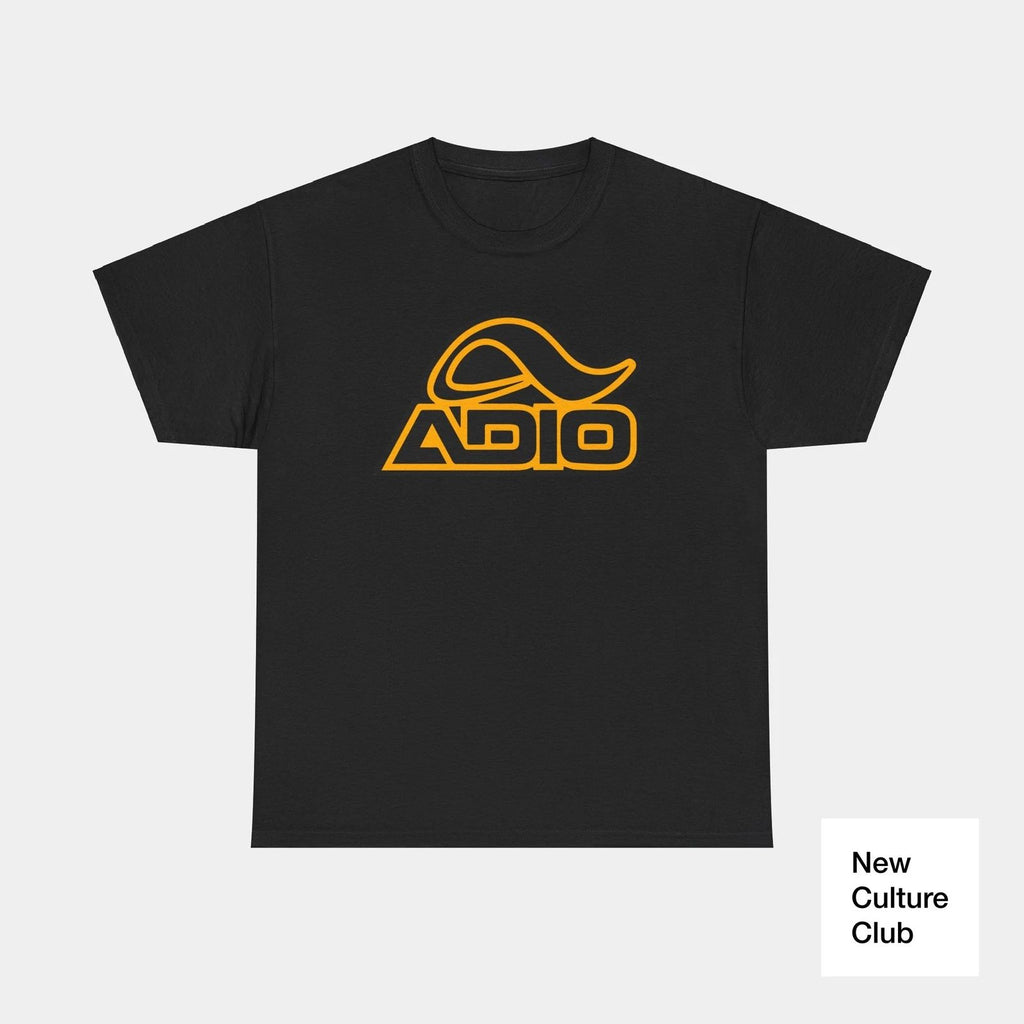 Adio Footwear Gold Skate Skateboarding 90s Retro Vintage Design T Shirt Tee