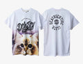 DEATH SENTIVE Cat T-Shirt Men Hip Hop Hipster Party Street Fashion Casual DV42