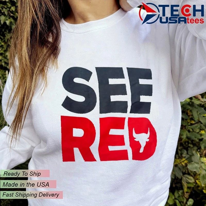 See Red Chicago Bulls shirt