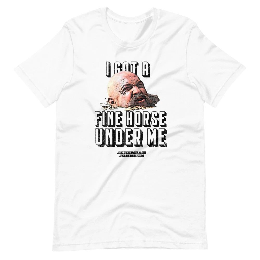 JEREMIAH JOHNSON Del Gue Quote White Tee Short-Sleeve Unisex T-Shirt