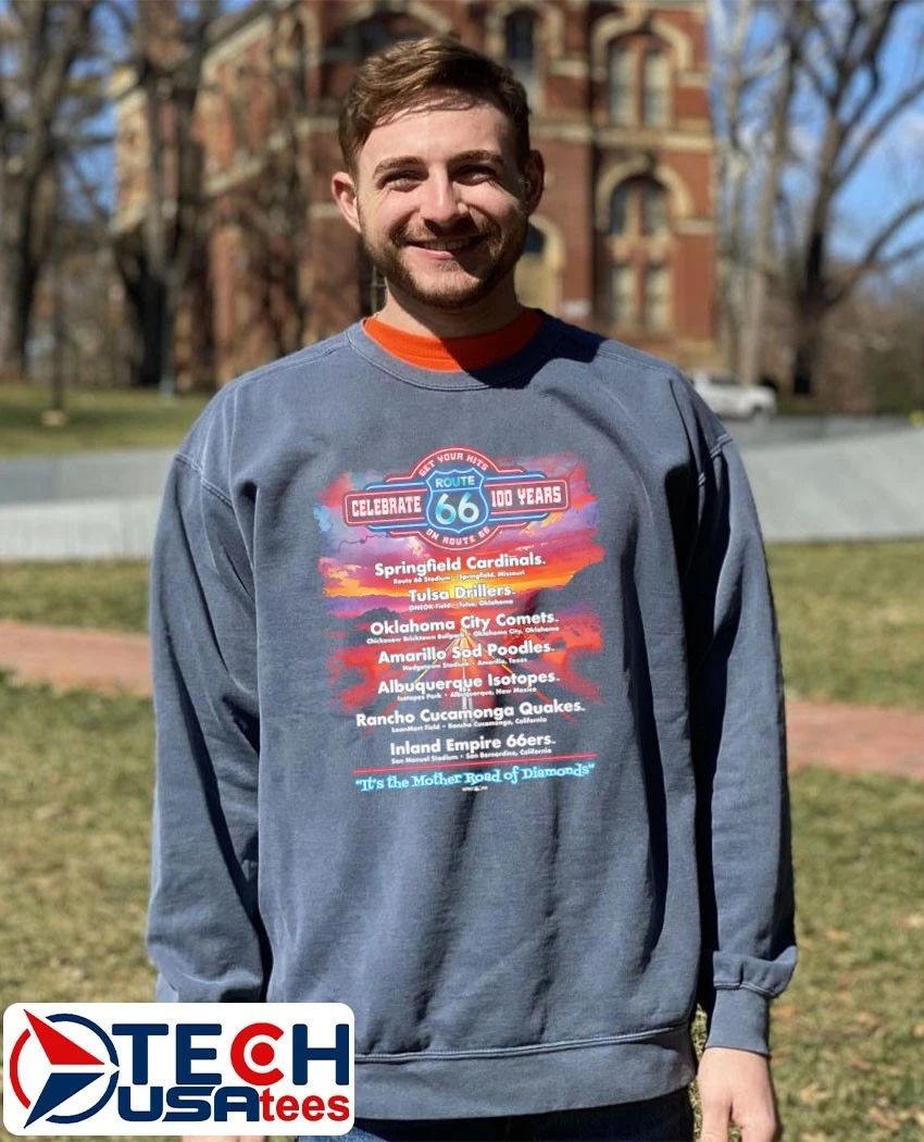 Route 66 Celebrate 100 Years it’s the Mother Road of Diamonds shirt