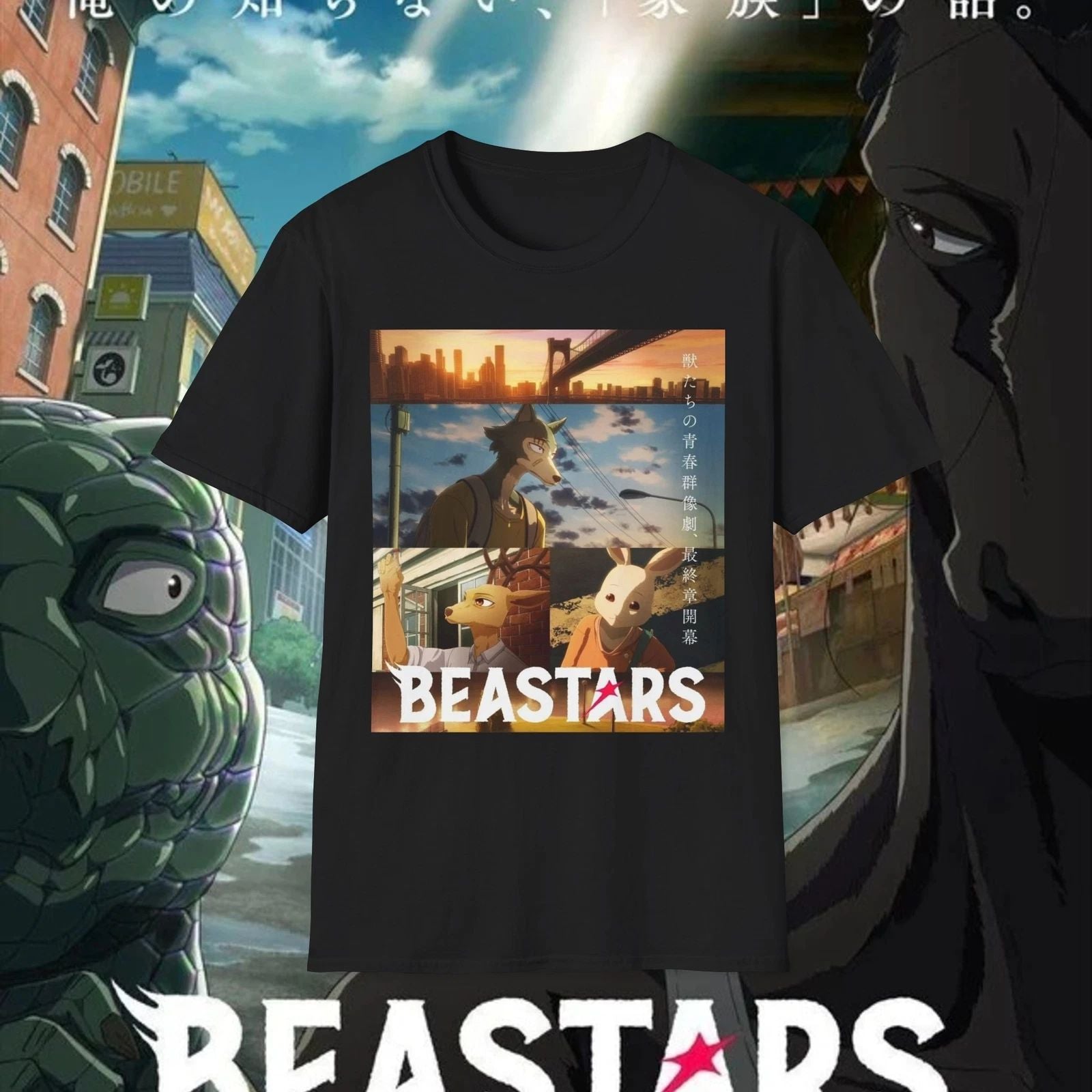 Beastars Season 3 Legoshi Haru Louis Unisex Softstyle T-Shirt