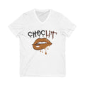 Womens "Choc Lit"  V-Neck T-shirt
