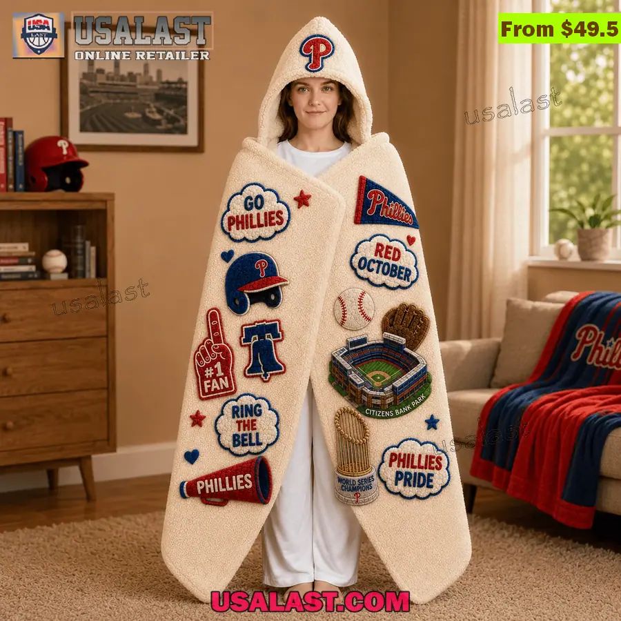 Philadelphia Phillies Limited Edition Hooded Blanket