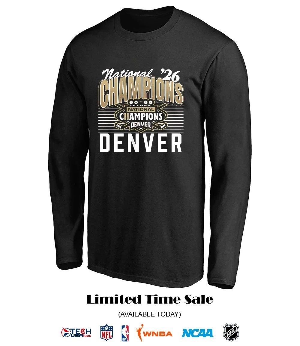Denver Pioneers Men’s Hockey 2026 National Champions shirt