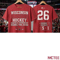 NKCtees 2026 NCAA Wisconsin Badgers Hockey Defeat Dartmouth, 5-1 To Advance To Regional Final shirt