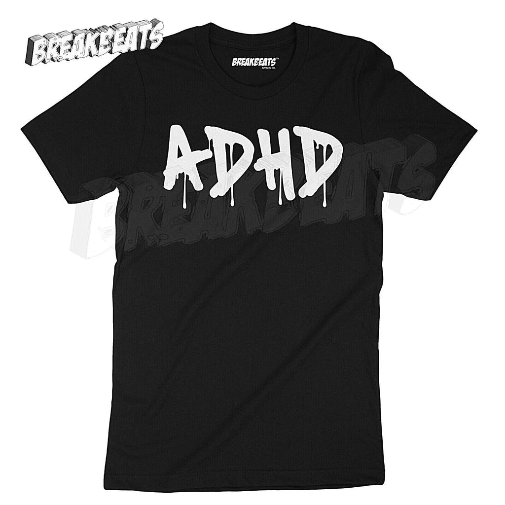 ADHD Hip Hop Rap Graphic Design T-Shirt Men’s Tee Urban Streetwear Rapper Style