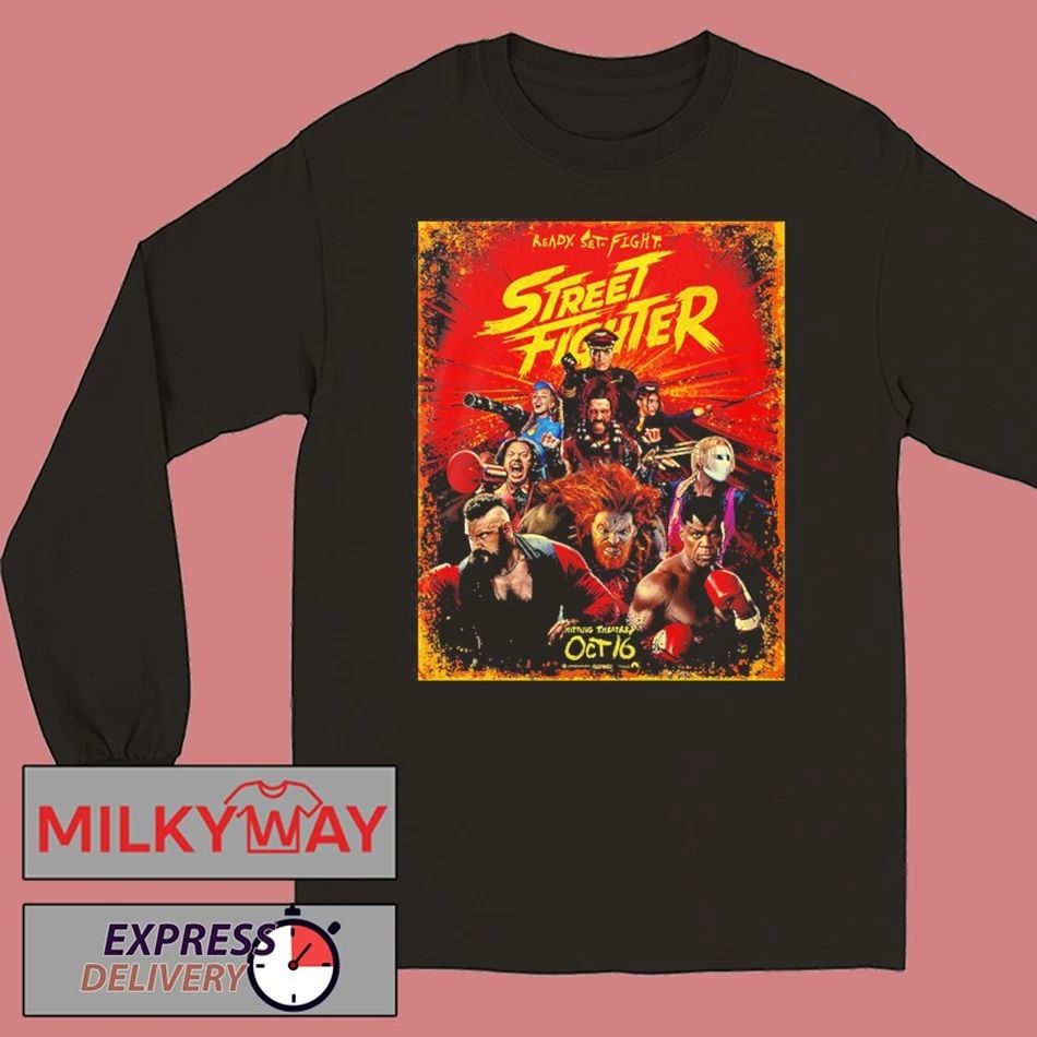 New Poster For Street Fighter Movie 2026 In Theaters On October 16 2026 shirt