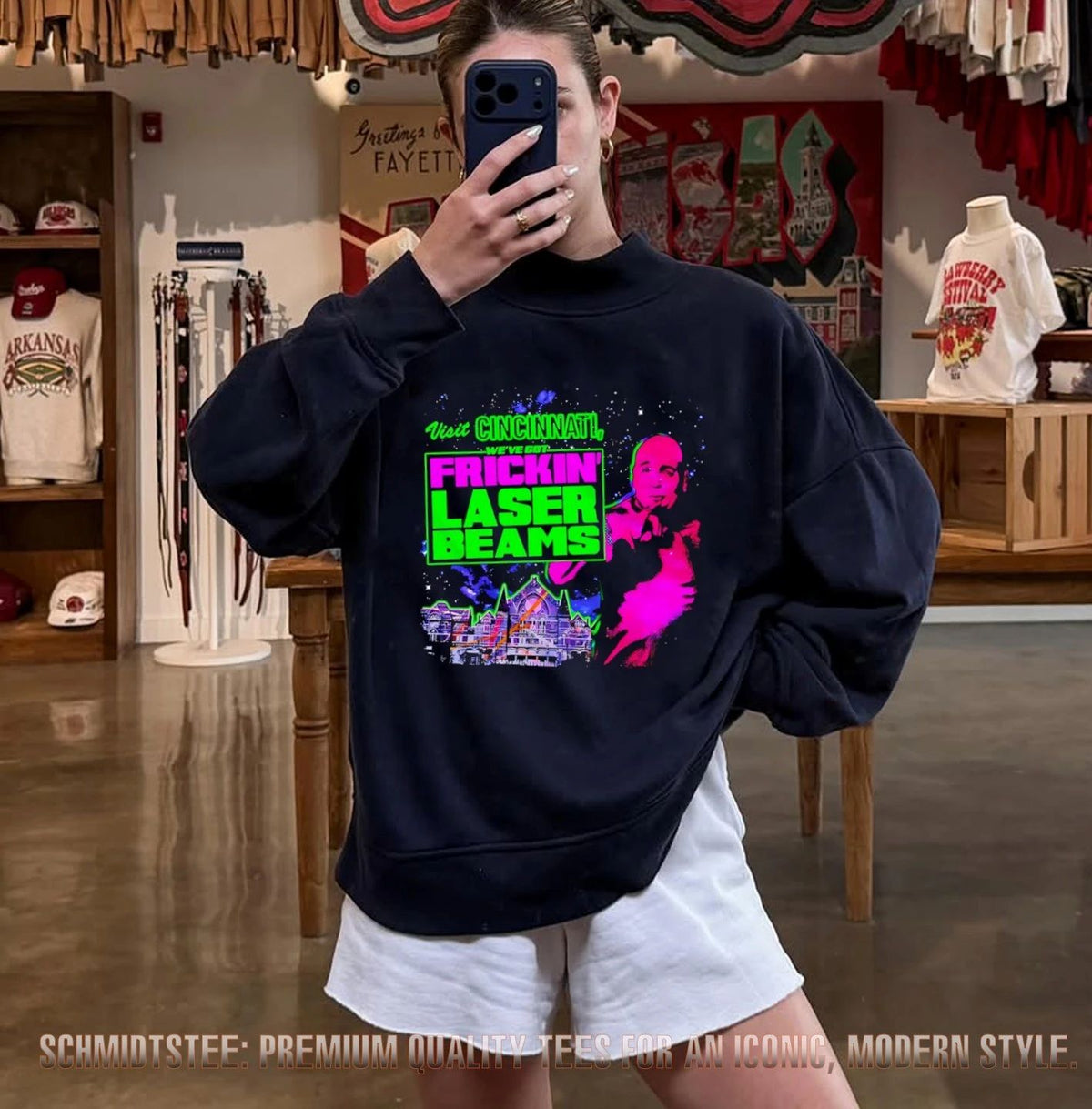 Visit Cincinnati we’ve got Our City Has Frickin Laser Beams shirt
