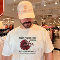 Most people fake being sick I fake being well red ribbon Multiple Myeloma Awareness shirt