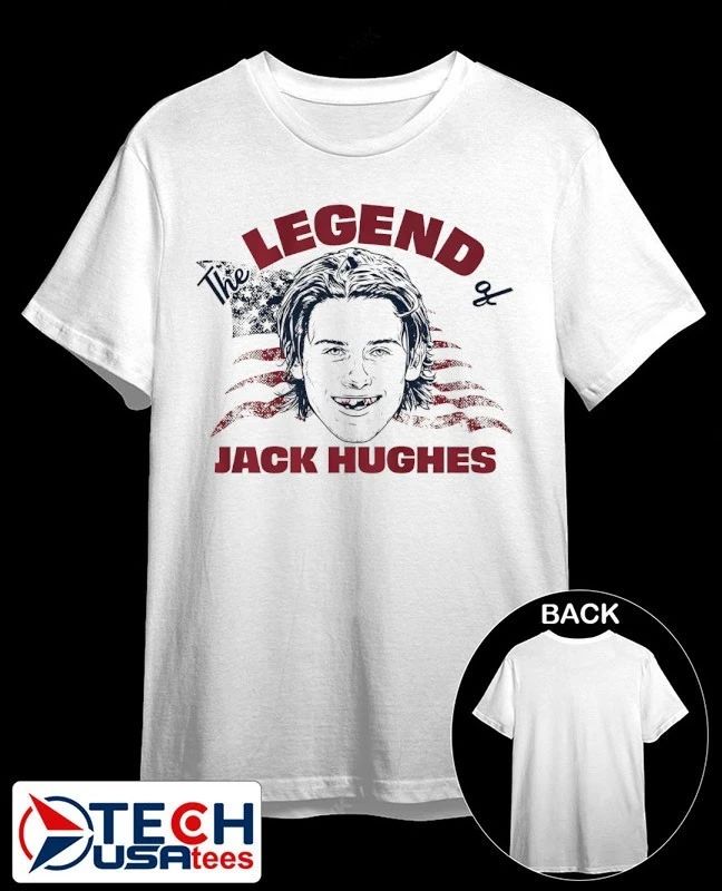 The Legend of Jack Hughes losing teeth shirt