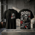 MF DOOM Masked Villain Hip Hop Black T-Shirt