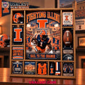 Illinois Fighting Illini Custom Frame Light Box