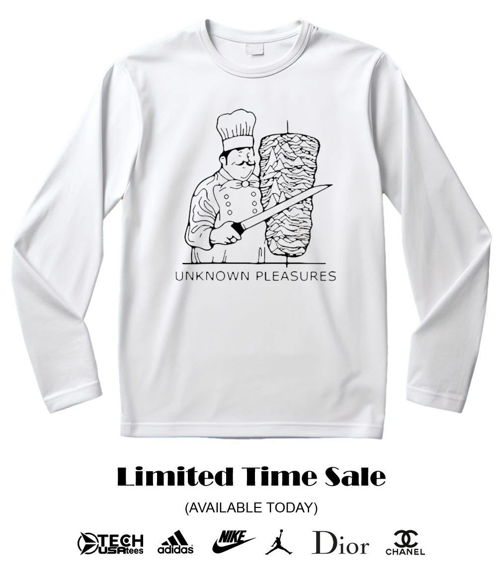 Unknown pleasures kebab joy division parody shirt