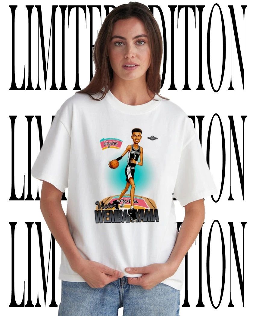 Victor Wembanyama San Antonio Spurs Basketball caricature shirt