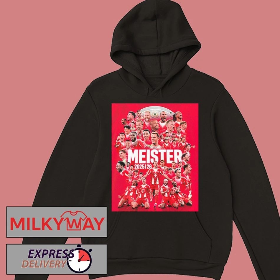 Congrats Bayern Munich Champions Bundesliga 2025 26 Deutscher Meister 2026 shirt