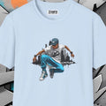 Urban Freerunner Tee - Unisex Adult T-Shirt with Graffiti-Style Parkour Art