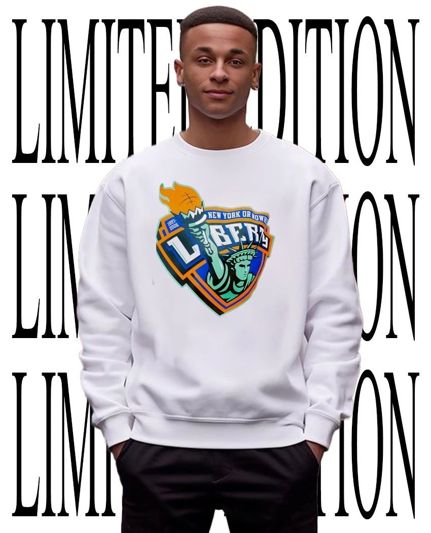 New York or nowhere 1997-2026 New York Liberty logo shirt