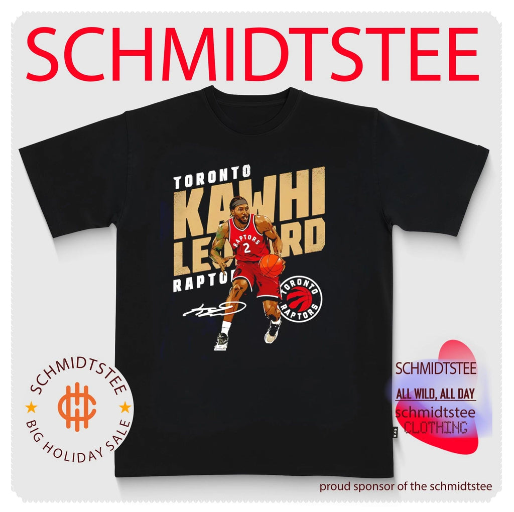 Kawhi Leonard Toronto Raptors Slant signature shirt