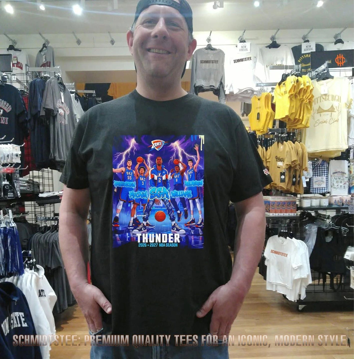 OKC Thunder 2026 2027 NBA Season SGA Hartenstein McCain Williams And Holmgren shirt