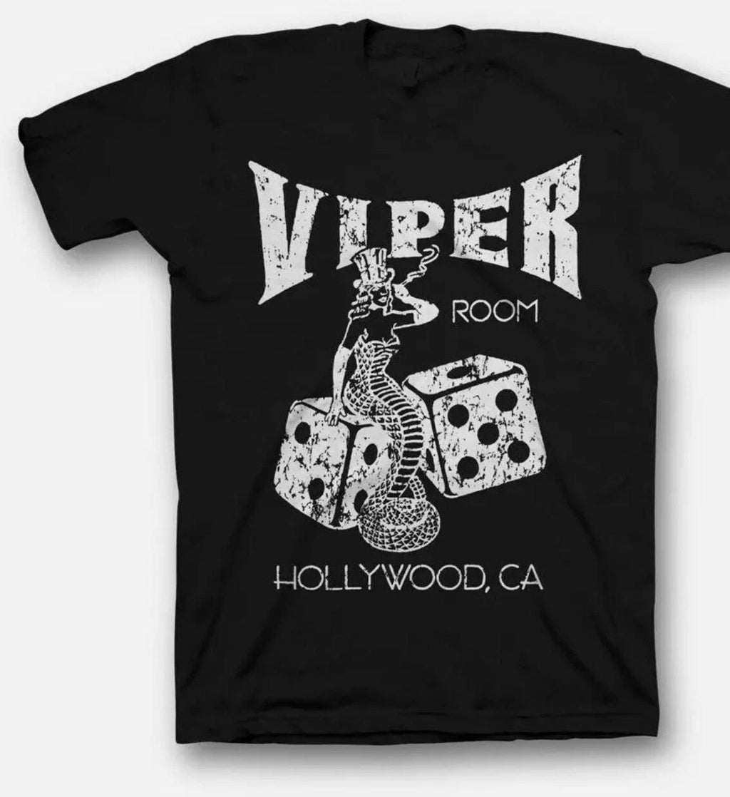 Best Price - VTG Viper ROOM JOHNNY DEPP HOLLYWOOD Best Gift T-Shirt S-5XL