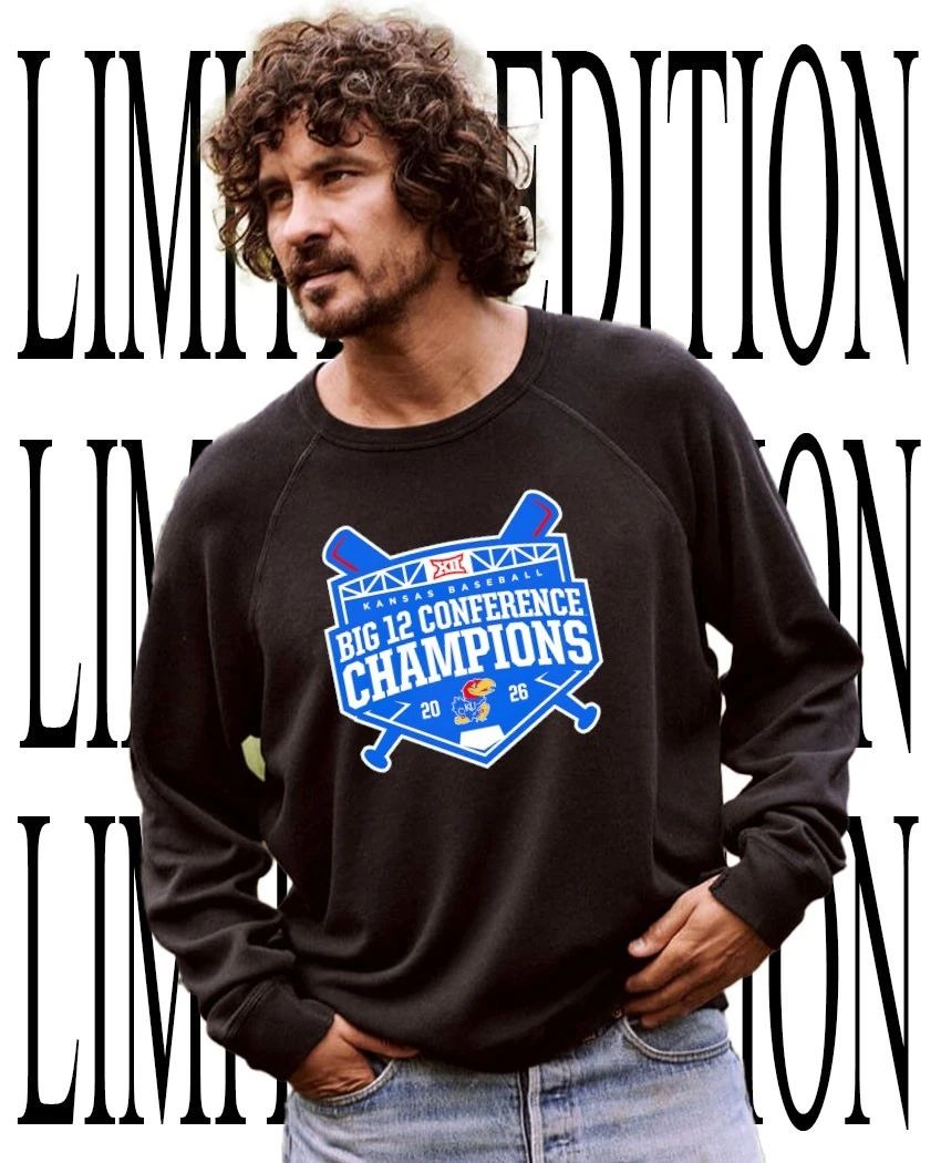 Kansas Jayhawks Baseball 2026 Big 12 Regular Season Champions logo shirt