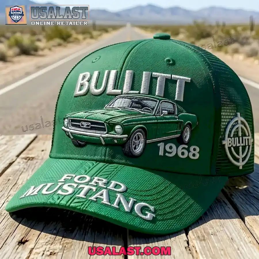 Ford Mustang Bullitt 1968 Special Edition Trucker Hat