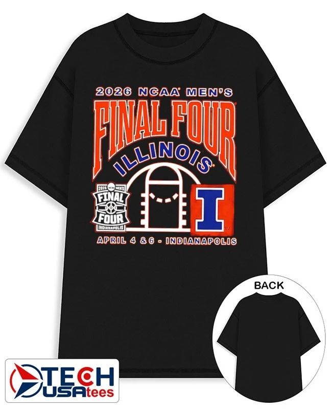 2026 NCAA Men’s Final Four Illinois Fighting Illini Indianapolis logo shirt by gamedayspirit