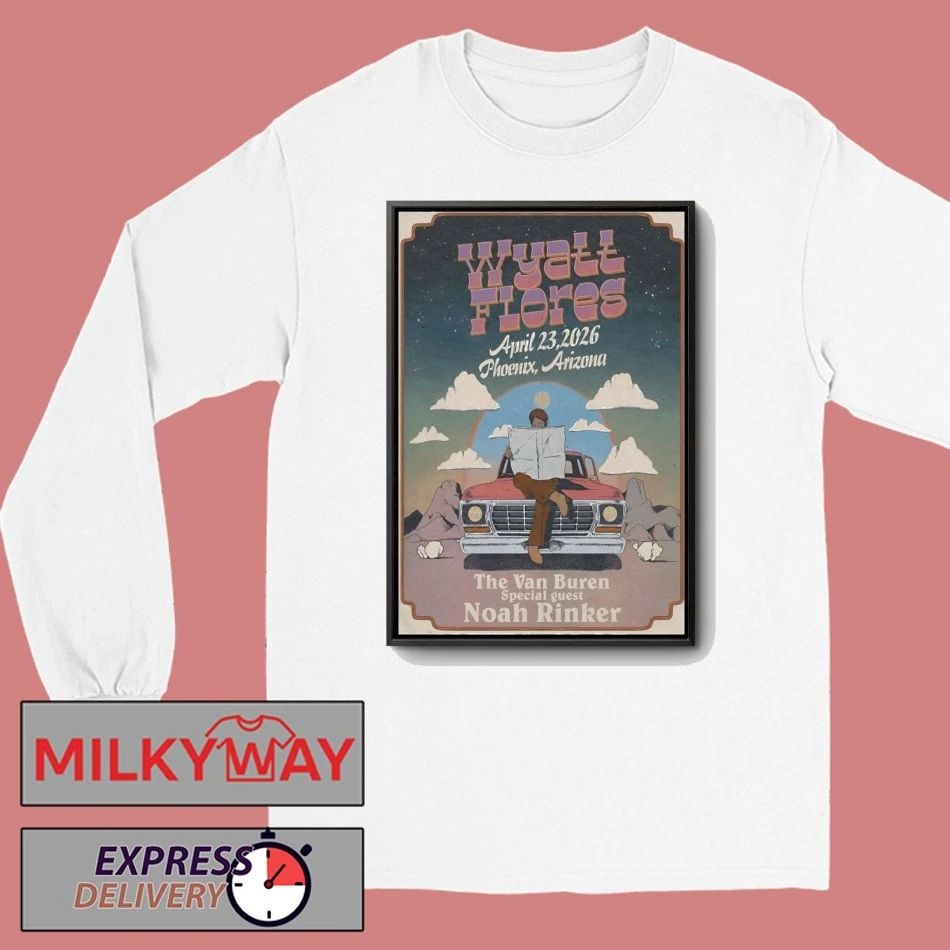 Wyatt Flores Piedmont Hall in Greensboro NC Apr 14 2026 Poster shirt