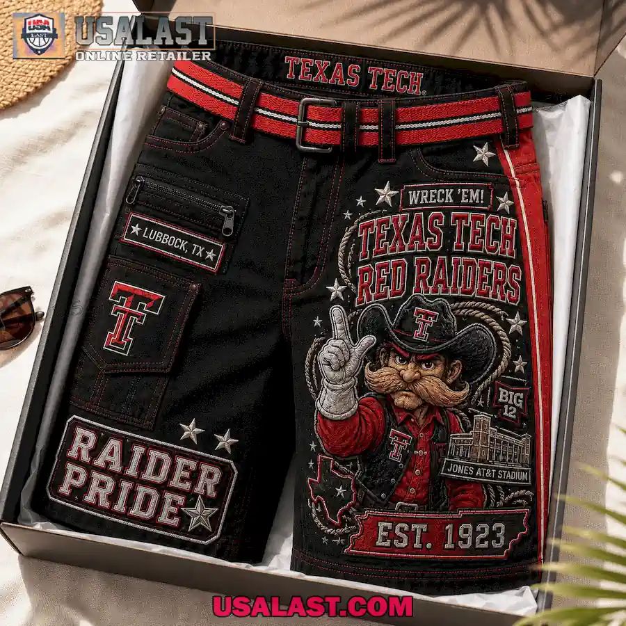 Texas Tech Red Raiders Raider Red Men Cargo Short