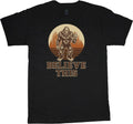 Funny T-shirts Mens Bigfoot Shirts Sasquatch Mens Graphic Tees Rude Offensive