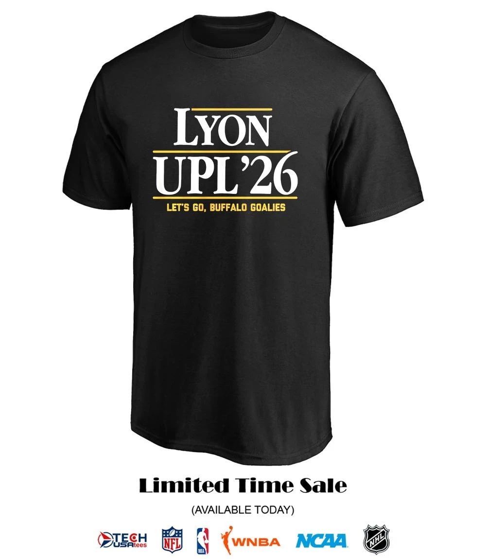 Alex Lyon and Ukko-Pekka Luukkonen Buffalo Sabres 2026 let’s go Buffalo Goalies shirt