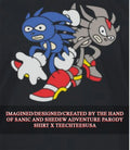 Sanic and Shedew Adventure parody shirt