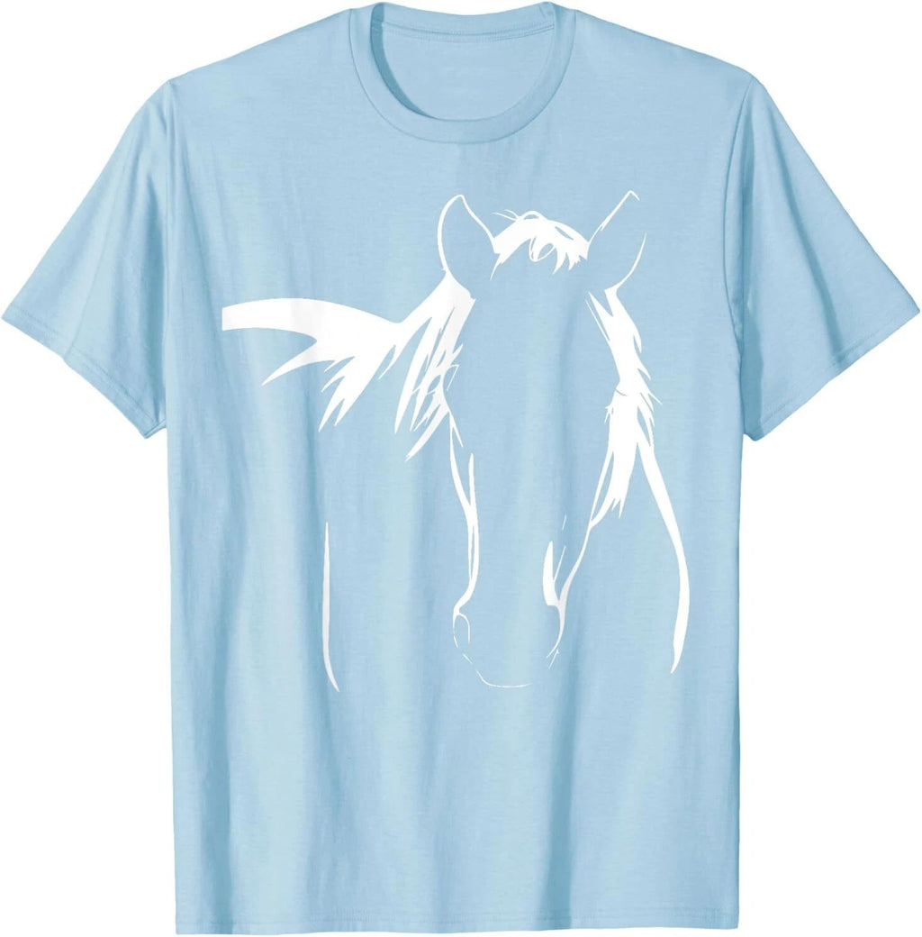 Elegant Horse Silhouette Graphic Art Design for Horse Lovers T-Shirt