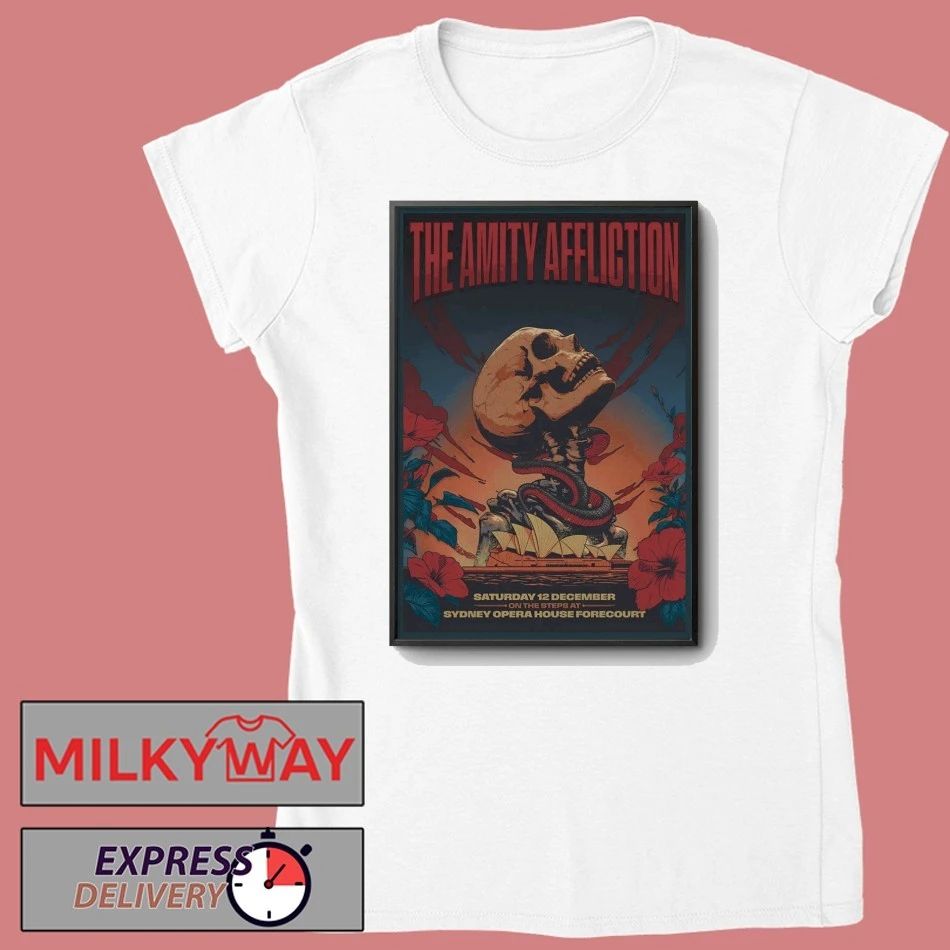 The Amity Affliction Dec 12 2026 Sydney Opera House Forecourt In Sydney AUS Poster shirt