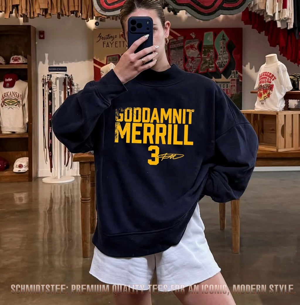 Jackson Merrill San Diego Padres Goddamnit Merrill no 3 signature shirt